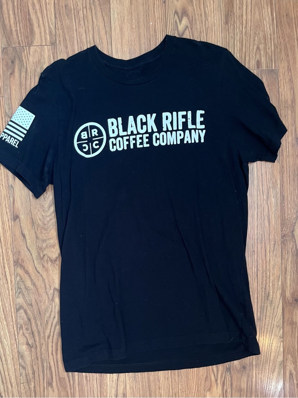 Black Rifle Coffee Company Men's Black Short Sleeve Logo Tee